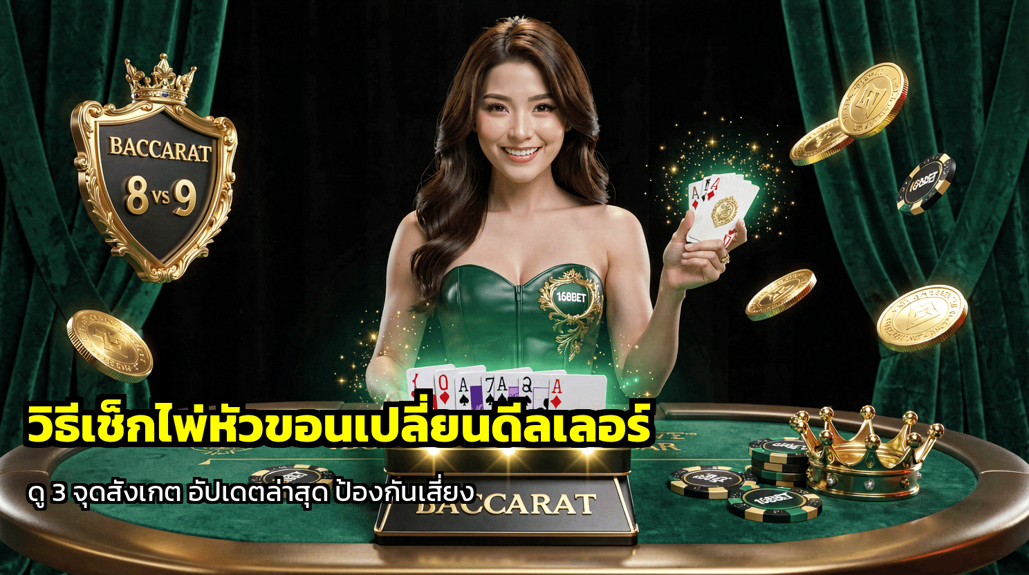 วิธีเช็กไพ่หัวขอนเปลี่ยนดีลเลอร์