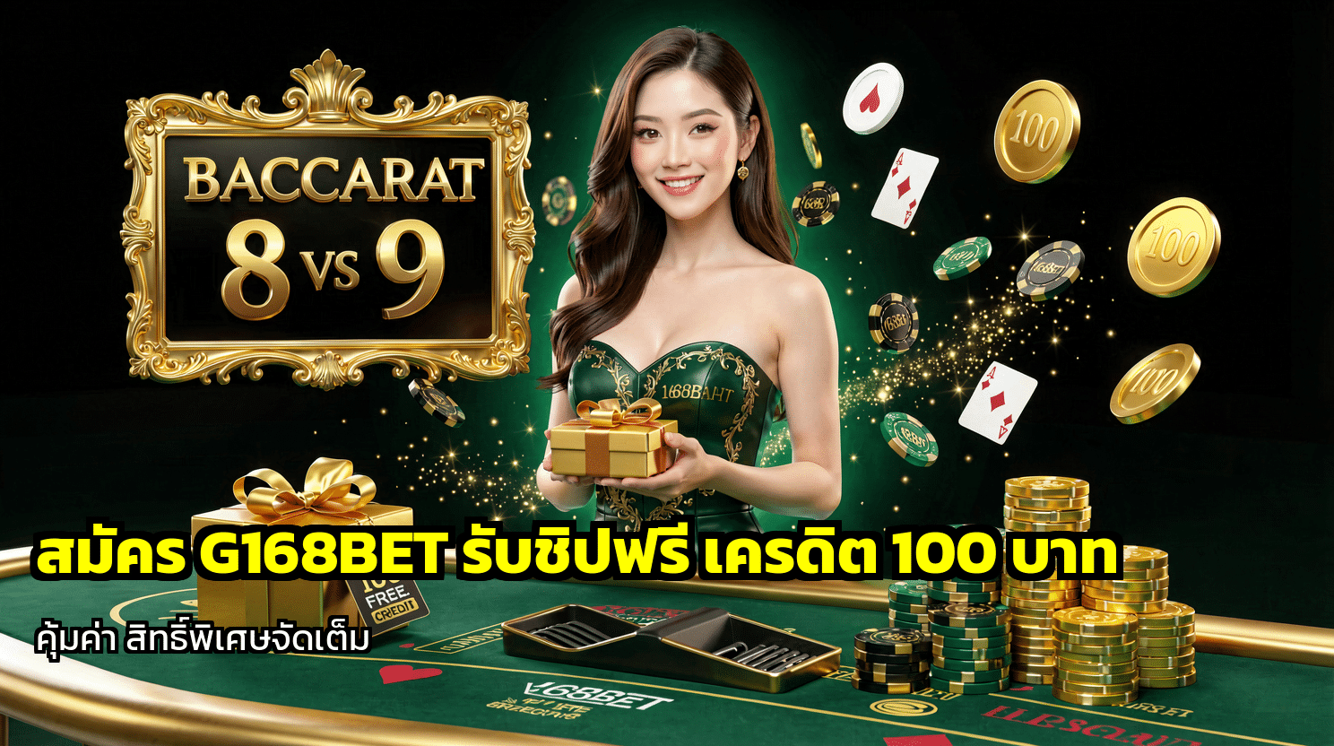 สมัคร G168BET รับชิปฟรี